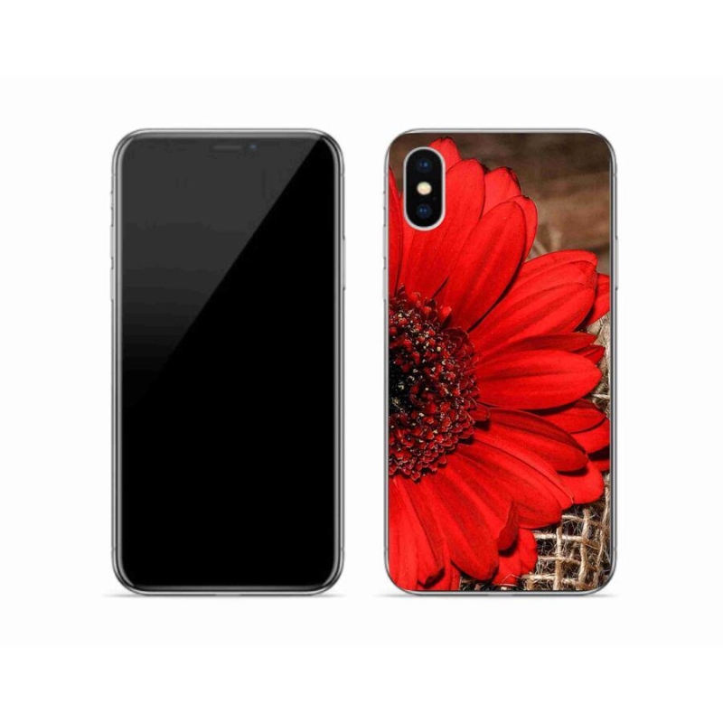 Gél borítás mmCase iPhone XS készülékhez - gerbera