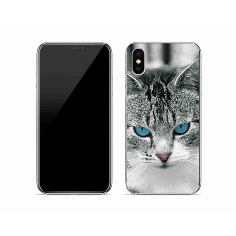 Zselés borítás mmCase iPhone XS készülékhez - macska nézet 1