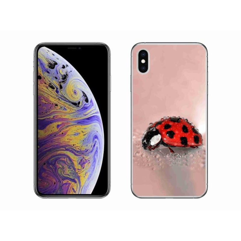 Zselés borítás mmCase iPhone XS Max készülékhez - katicabogár