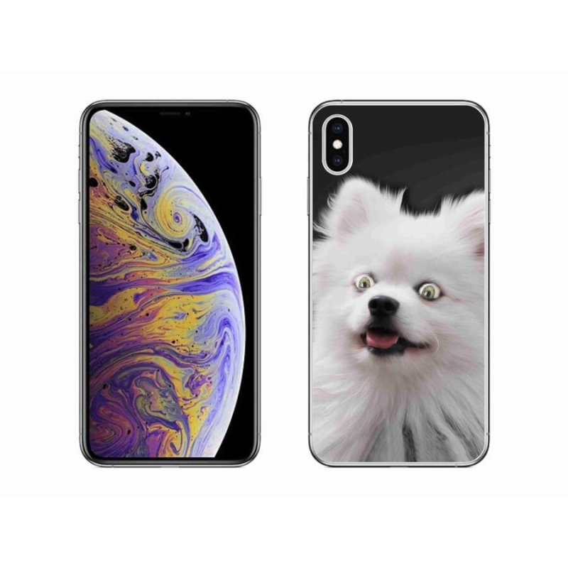Zselés borítás mmCase iPhone XS Max készülékhez - fehér tipp