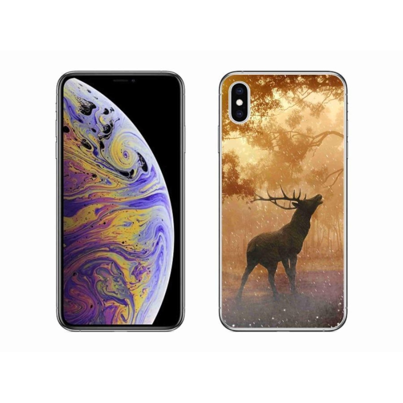 Zselés borítás mmCase iPhone XS Max készülékhez - szarvas a vadászaton