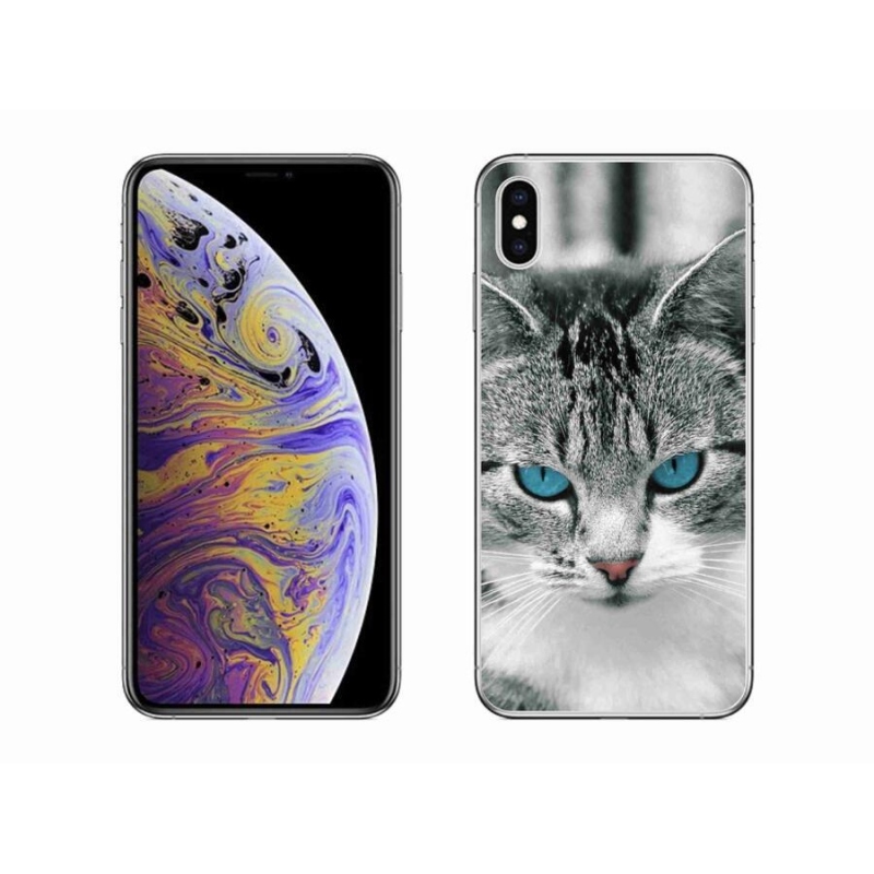 Zselés borítás mmCase iPhone XS Max készülékhez - macska nézet 1