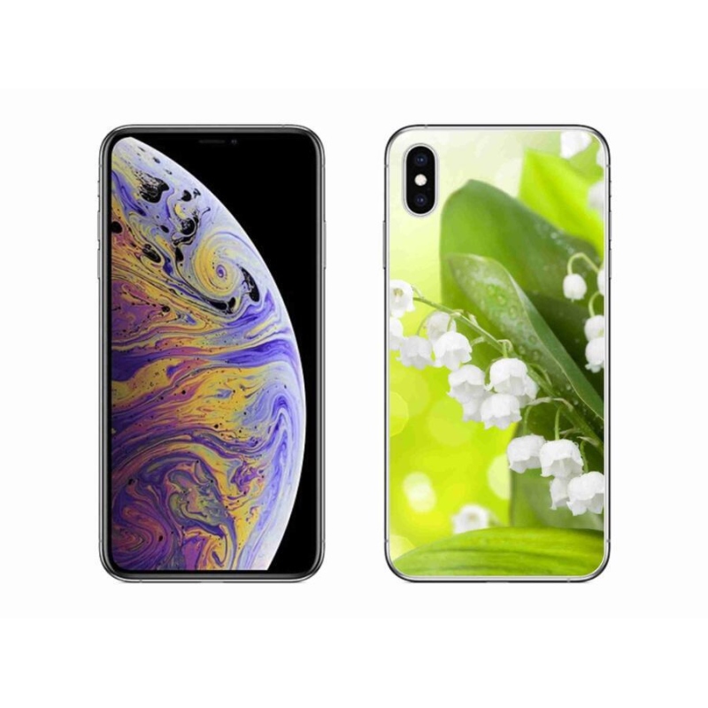 Zselés borítás mmCase iPhone XS Max készülékhez - gyöngyvirág
