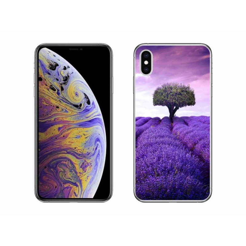 Zselés borítás mmCase iPhone XS Max készülékhez - levendula rét
