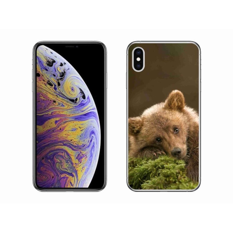 Zselés borítás mmCase iPhone XS Max készülékhez - medve