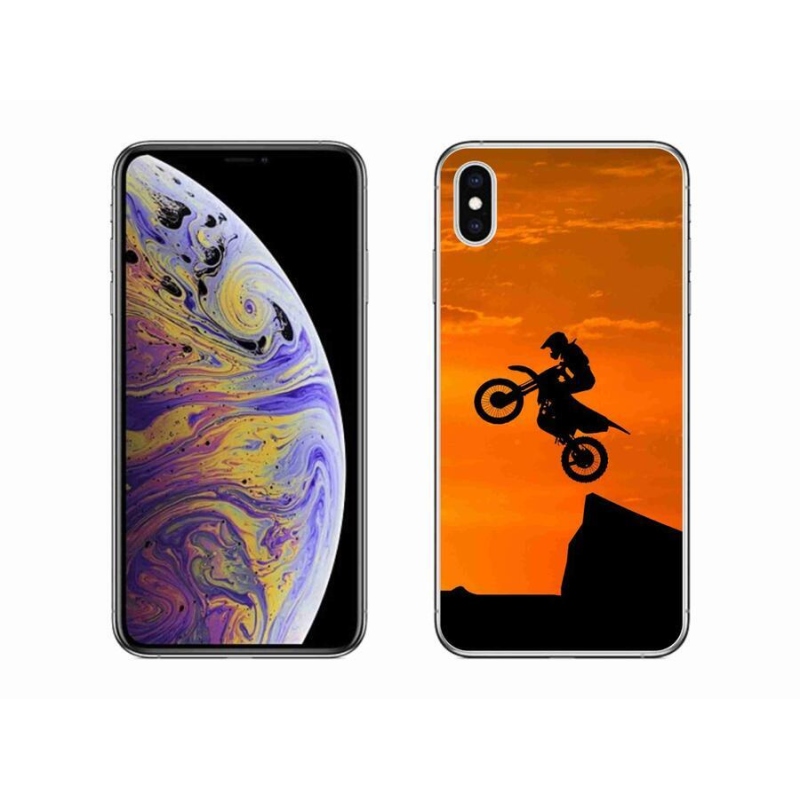 Zselés borítás mmCase iPhone XS Max készülékhez - motocross