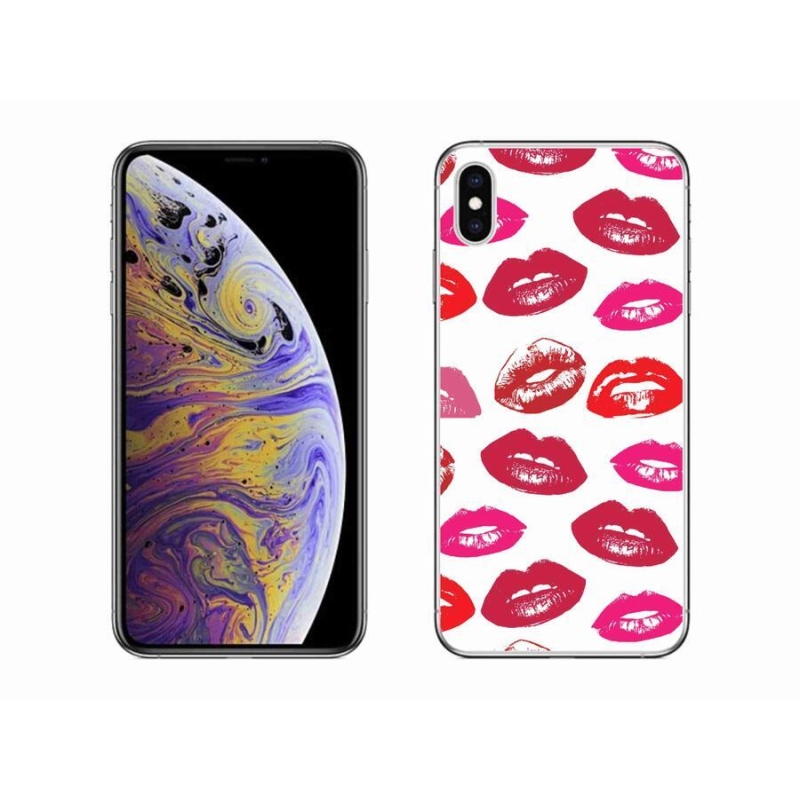 Zselés borítás mmCase iPhone XS Max készülékhez - ajkak