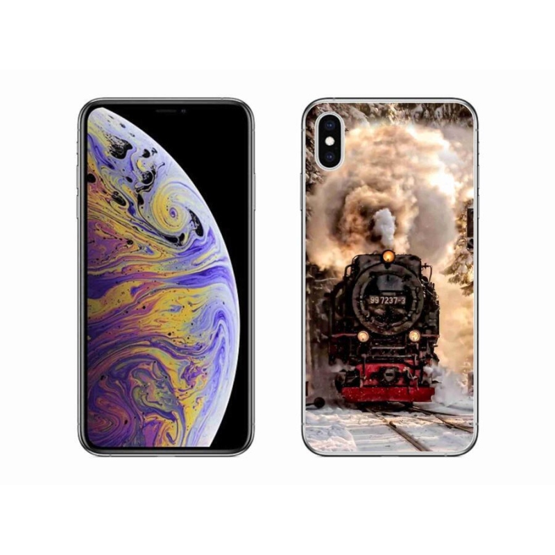 Gél borítás mmCase iPhone XS Max készülékhez - vonat
