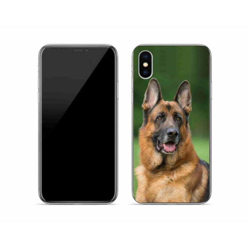 Gél borítás mmCase iPhone XS készülékhez - Német juhászkutya
