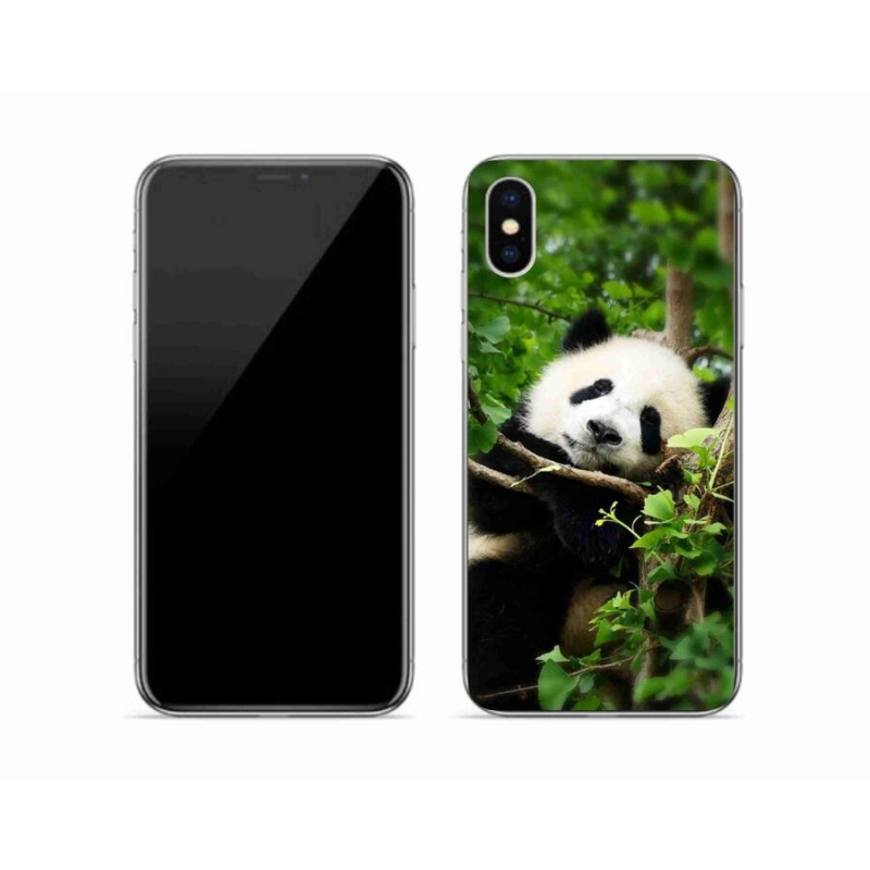 Zselés borítás mmCase iPhone XS készülékhez - panda