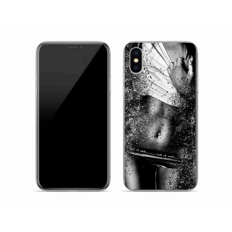 Gél borítás mmCase iPhone XS készülékhez - szexi nő 1