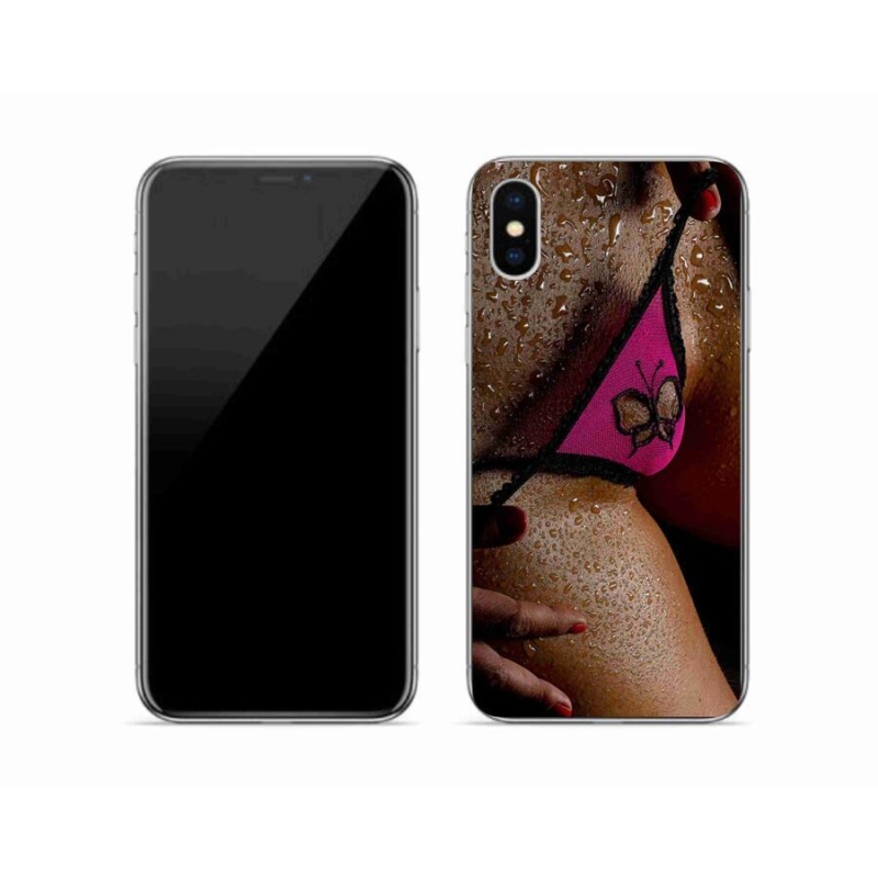 Gél borítás mmCase iPhone XS készülékhez - szexi nő