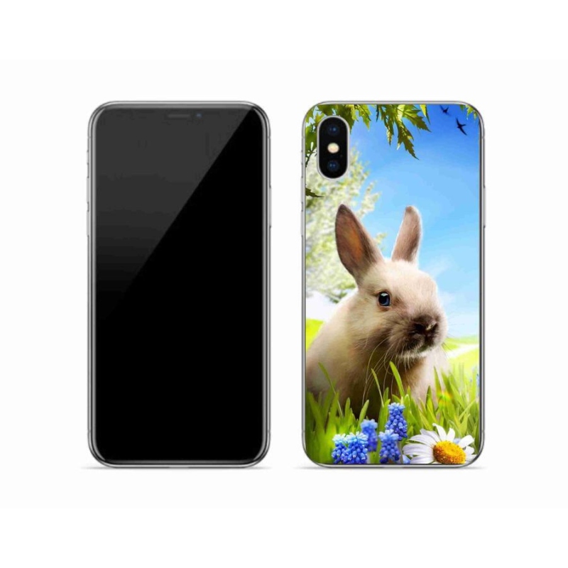 Zselés borítás mmCase iPhone XS készülékhez - nyuszi
