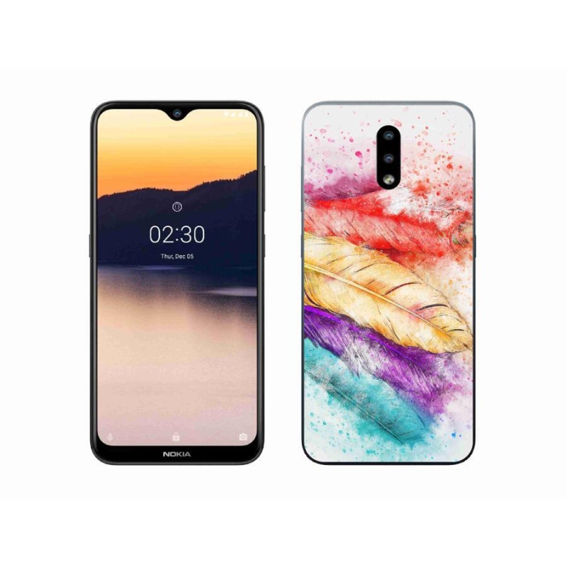 Zselés borító mmCase mobiltelefonhoz Nokia 2.3 - színes toll