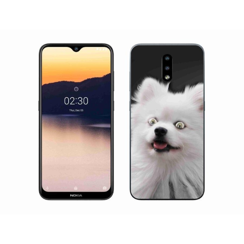 Zselés borítás mmCase a Nokia 2.3 készülékhez - fehér tüske