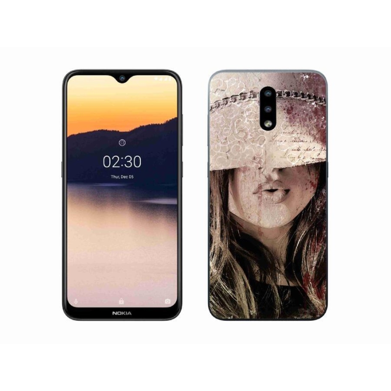 Gél védőhuzat mmCase mobiltelefonhoz Nokia 2.3 - lány
