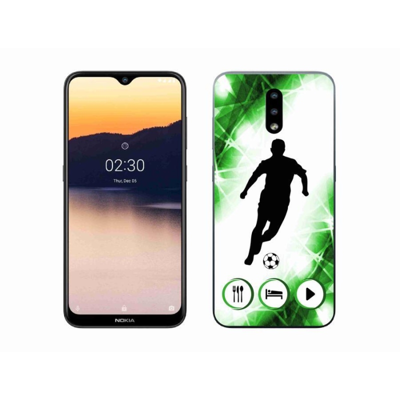 Zselés borítás mmCase a Nokia 2.3 készülékhez - focista