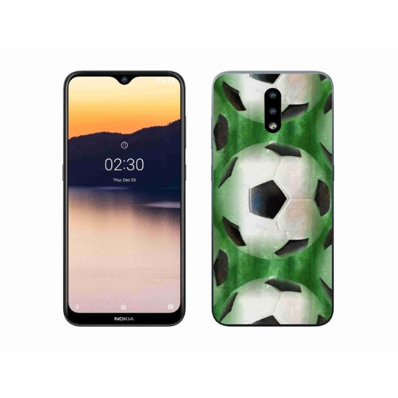 Zselés borítás mmCase mobiltelefonhoz Nokia 2.3 - focilabda