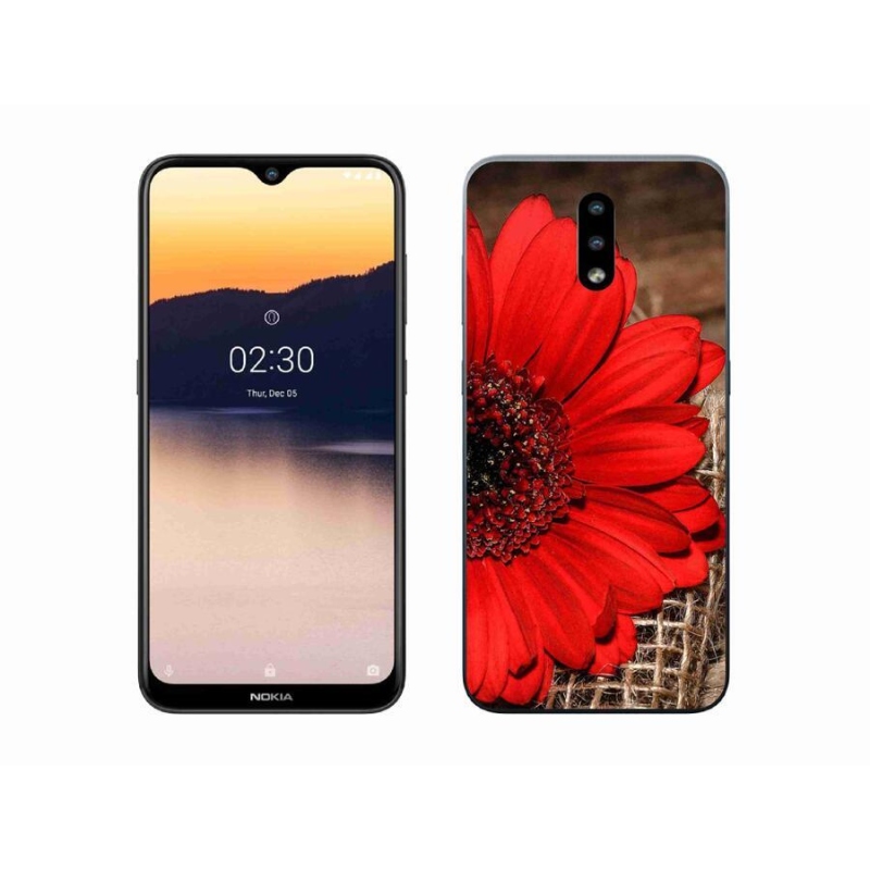Zselés borító mmCase mobiltelefonhoz Nokia 2.3 - gerbera