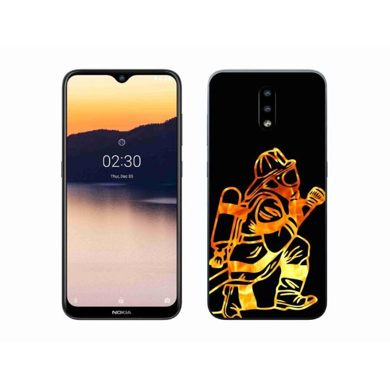 Zselés borítás mmCase mobiltelefonhoz Nokia 2.3 - tűzoltó 1