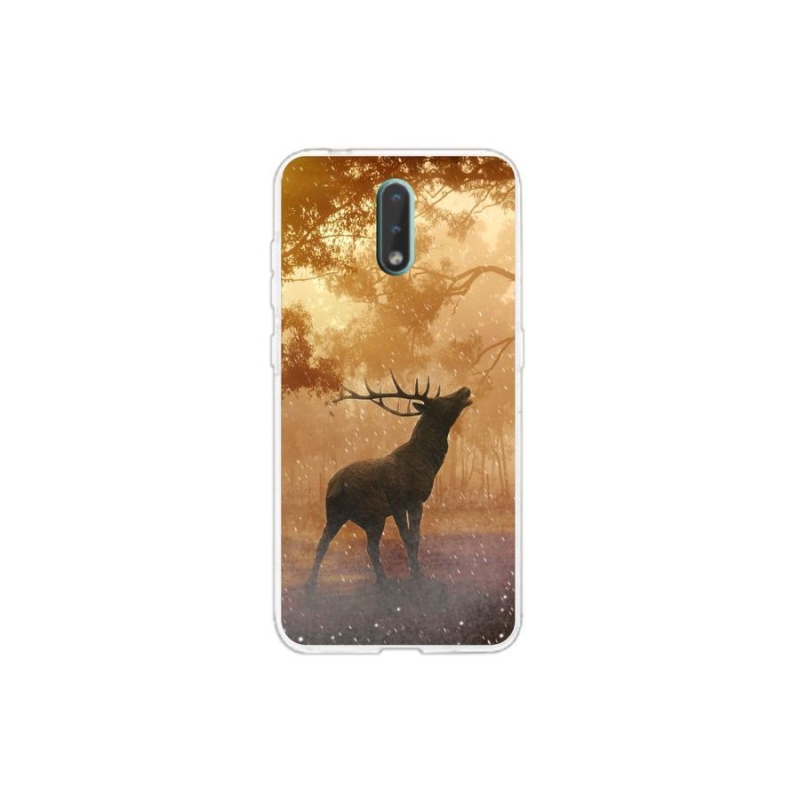 Zselés borítás mmCase mobil Nokia 2.3 - szarvas a vadászaton