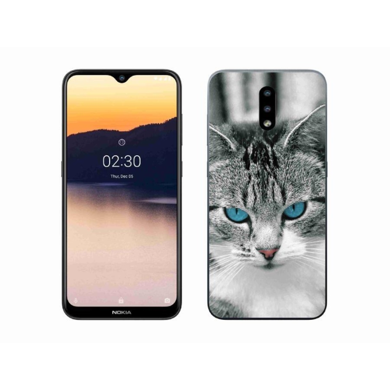 Zselés borítás mmCase a Nokia 2.3 készülékhez - cat view 1