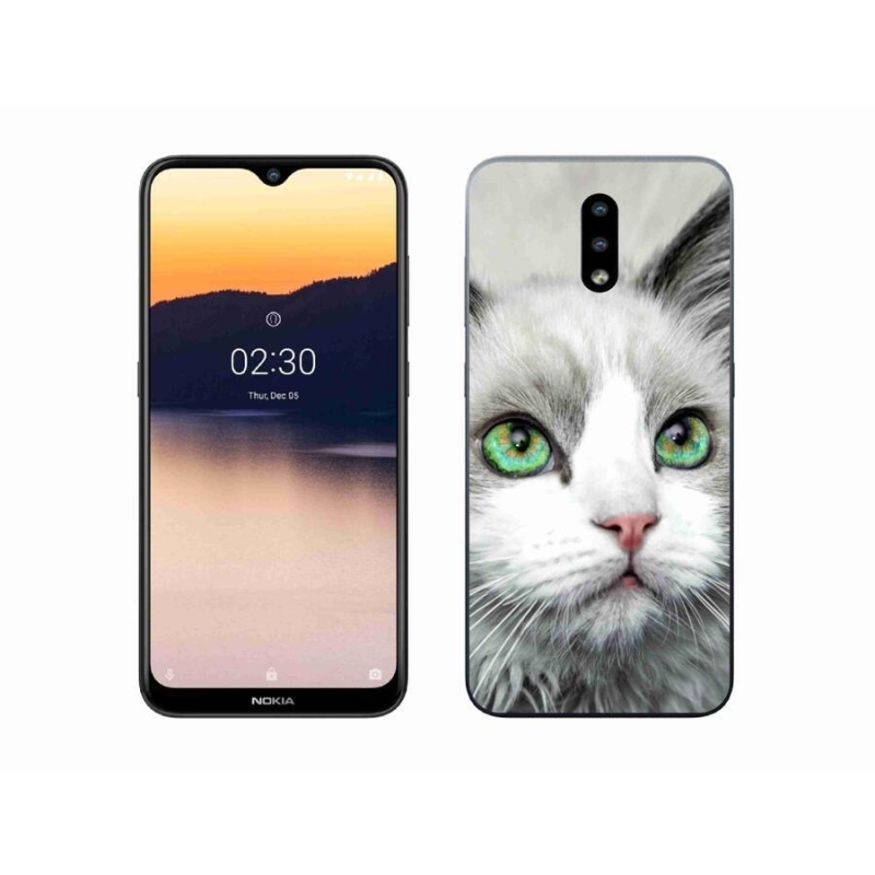 Zselés borítás mmCase a Nokia 2.3 készülékhez - macskaszem