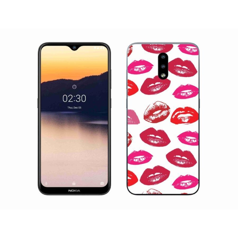 Zselés borítás mmCase a Nokia 2.3 készülékhez - ajkak