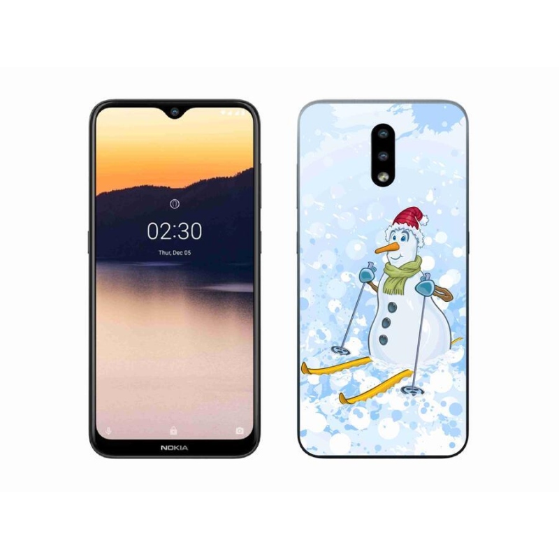 Zselés borítás mmCase a Nokia 2.3 készülékhez - hóember