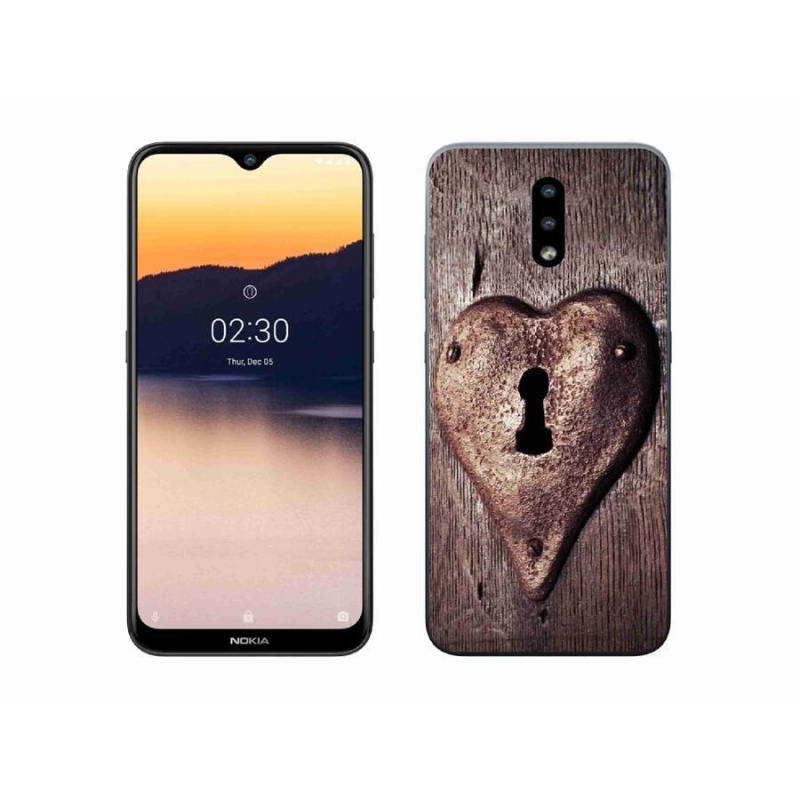 Zselés borítás mmCase a Nokia 2.3 készülékhez - szív alakú zár