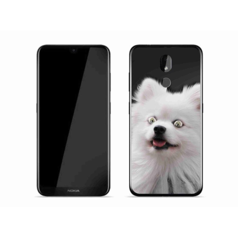 Zselés tok mmCase Nokia 3.2 készülékhez - fehér tüske