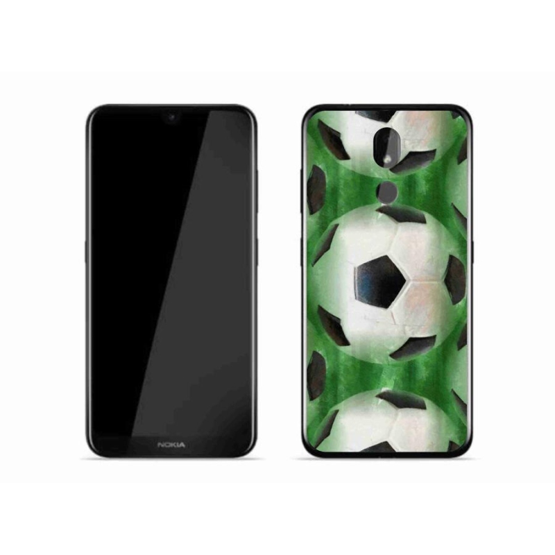 Gél borítás mmCase mobiltelefonhoz Nokia 3.2 - focilabda