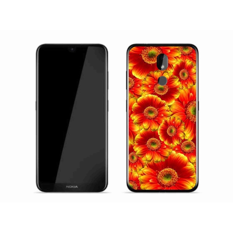 Zselés borítás mmCase mobiltelefonhoz Nokia 3.2 - gerbera 1