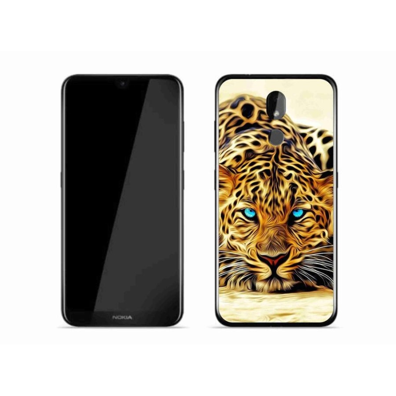 Zselés borító mmCase mobiltelefonhoz Nokia 3.2 - rajzfilm tigris