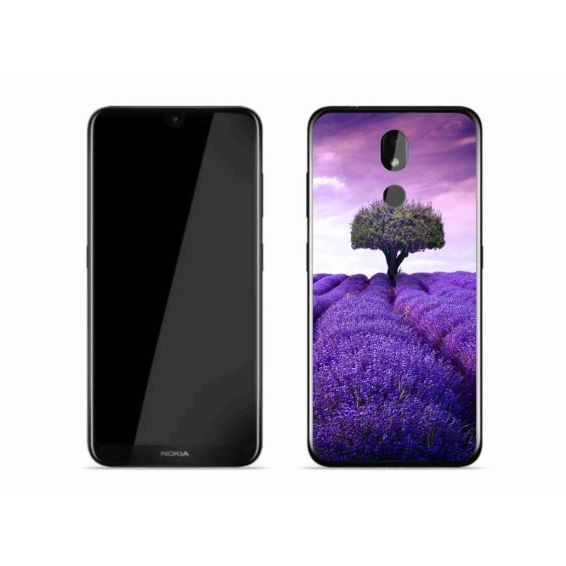 Gél borítás mmCase a Nokia 3.2 készülékhez - levendula rét