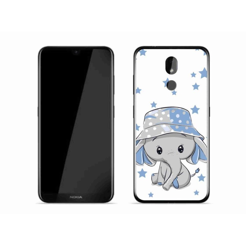 Zselés borítás mmCase a Nokia 3.2 készülékhez - kék elefánt
