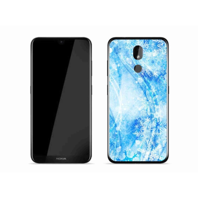 Zselés borítás mmCase a Nokia 3.2 készülékhez - hópelyhek
