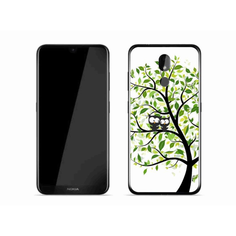 Zselés borító mmCase a Nokia 3.2 készülékhez - baglyok a fán