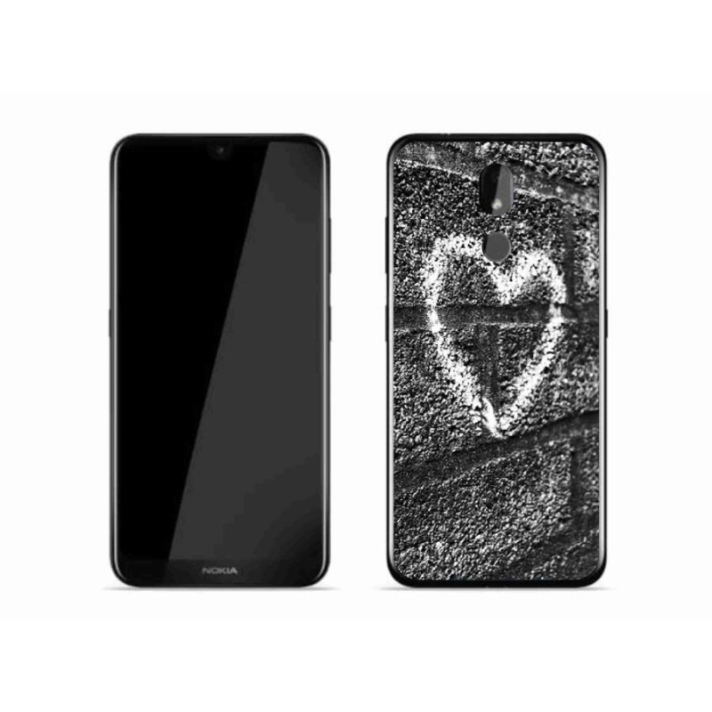 Zselés borítás mmCase a Nokia 3.2 készülékhez - szív a falon