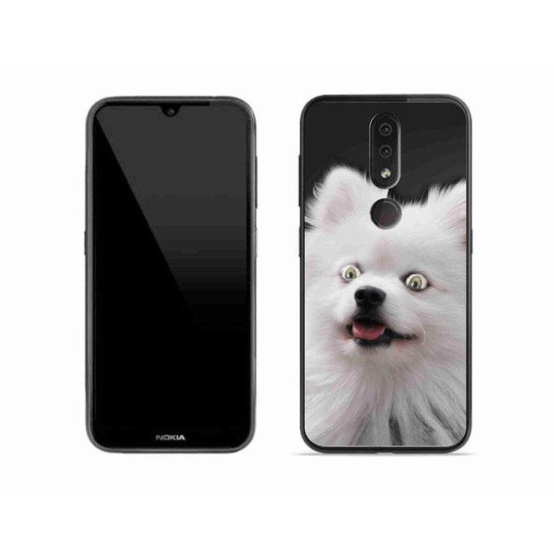 Zselés borítás mmCase a Nokia 4.2 készülékhez - fehér tüske