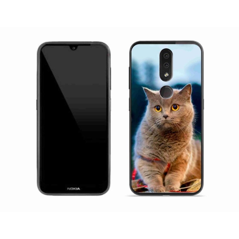 Gél védőhuzat mmCase mobiltelefonhoz Nokia 4.2 - brit kék 2