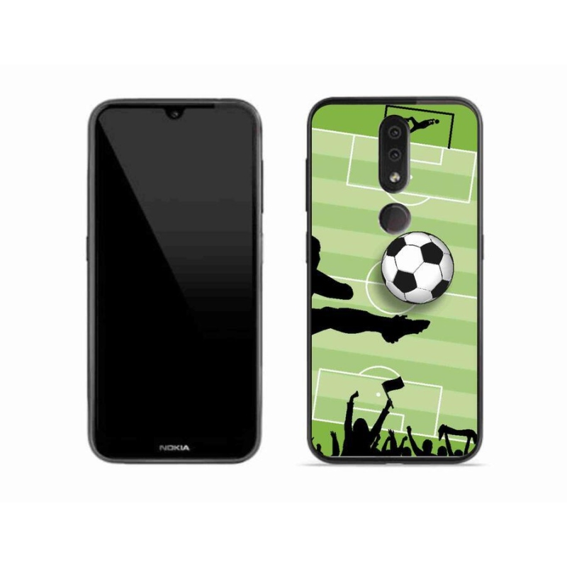 Zselés borítás mmCase mobiltelefonhoz Nokia 4.2 - futball 3