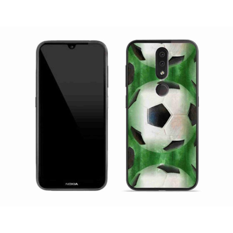 Gél borítás mmCase mobiltelefonhoz Nokia 4.2 - focilabda