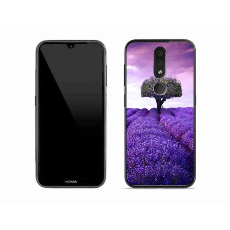 Zselés borítás mmCase a Nokia 4.2 készülékhez - levendula rét