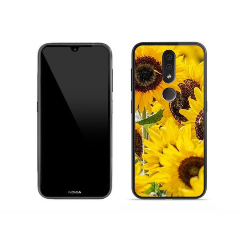 Zselés borítás mmCase a Nokia 4.2 készülékhez - Napraforgó