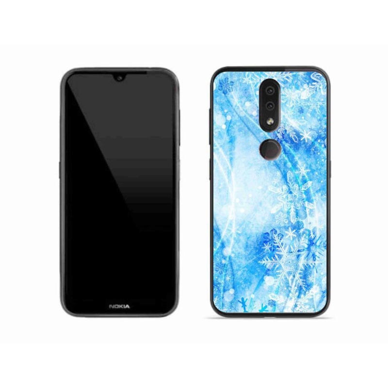 Zselés borítás mmCase a Nokia 4.2 készülékhez - hópelyhek