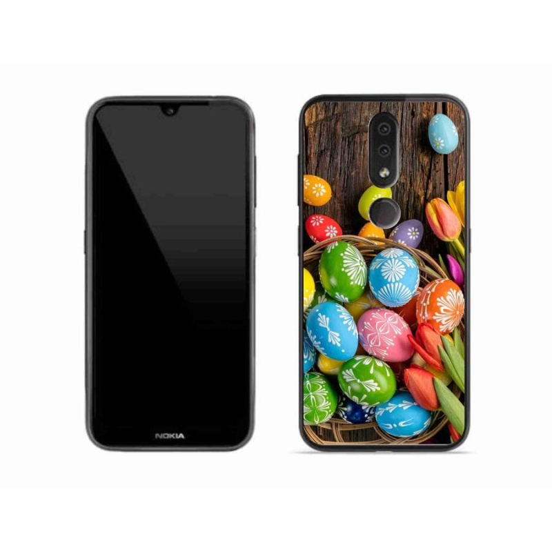 Zselés borítás mmCase a Nokia 4.2 készülékhez - Húsvéti tojások