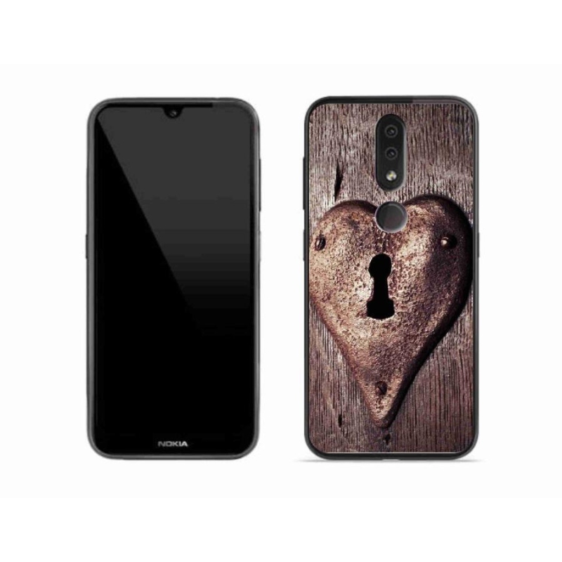 Zselés borítás mmCase a Nokia 4.2 készülékhez - szív alakú zár