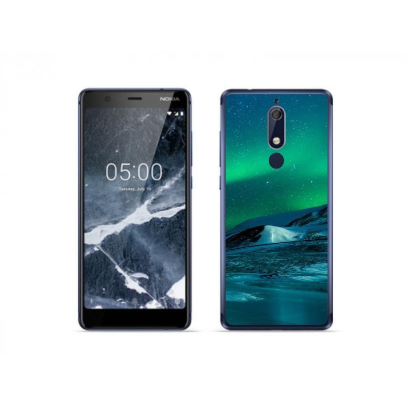 Zselés borítás mmCase a Nokia 5.1 készülékhez - sarki fény