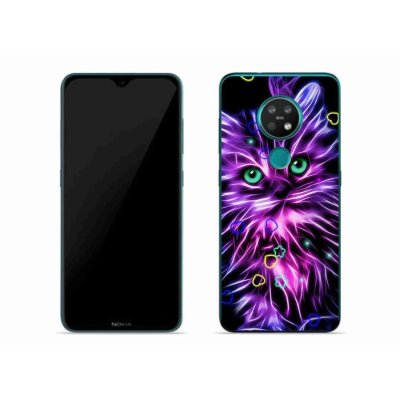 Zselés borítás mmCase a Nokia 6.2 készülékhez - absztrakt macska